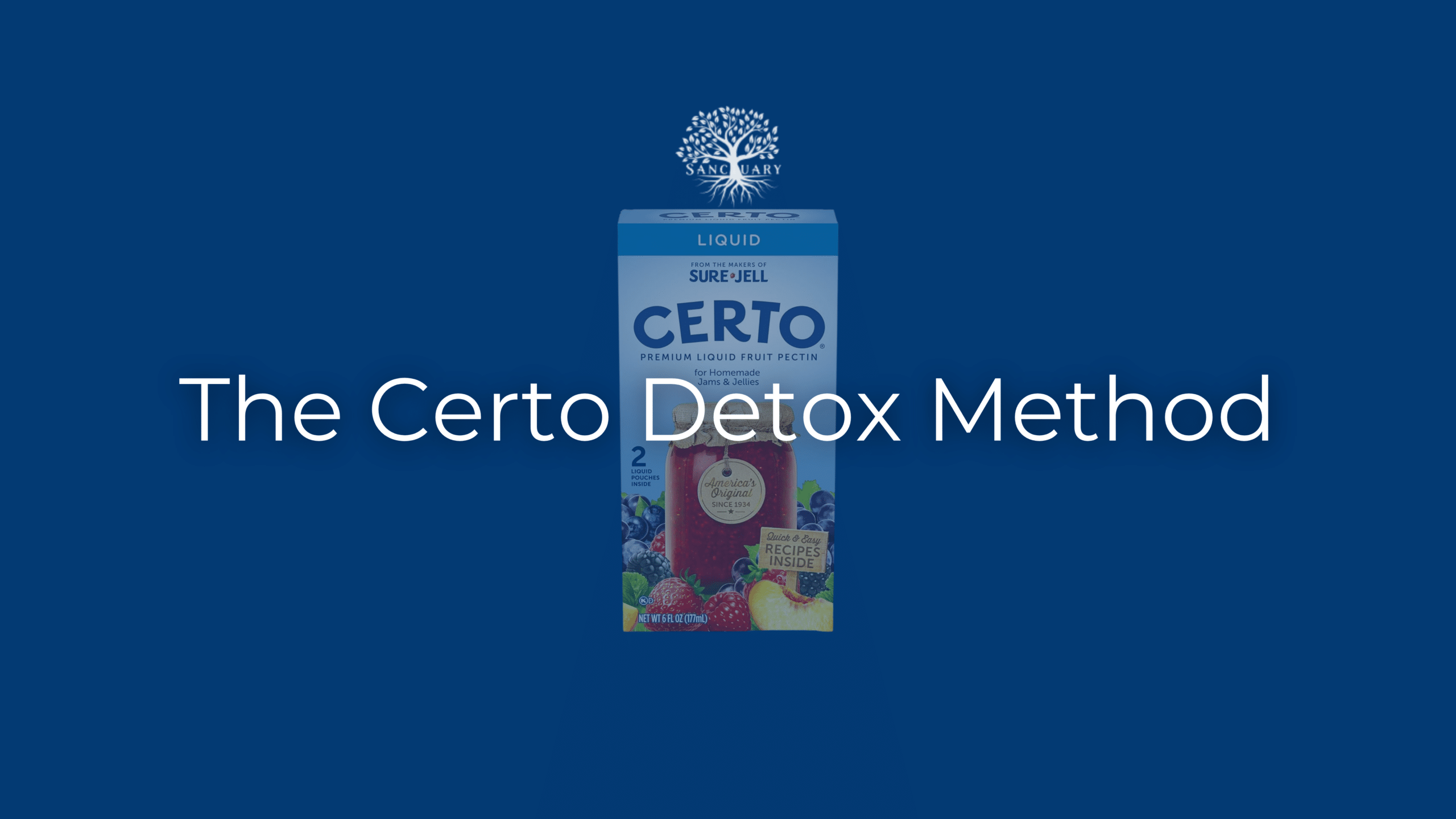the certo detox method
