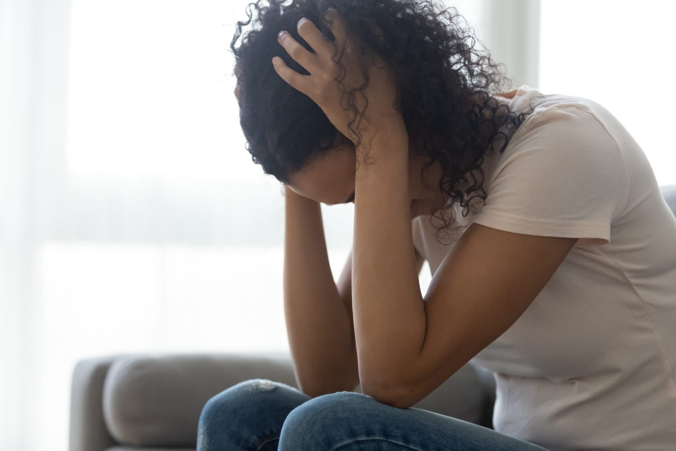 Woman dealing with drug and alcohol craving