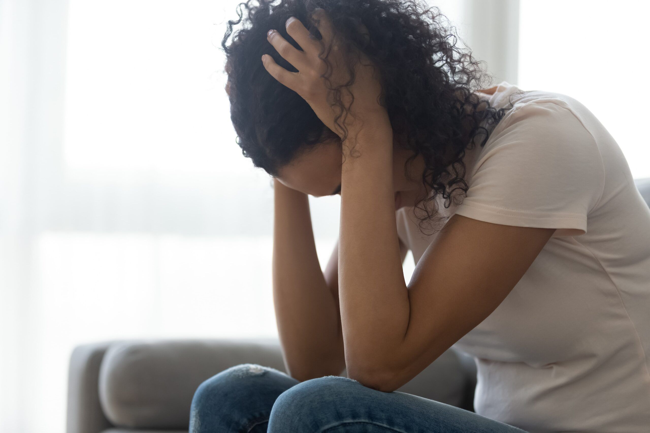 Woman dealing with drug and alcohol craving