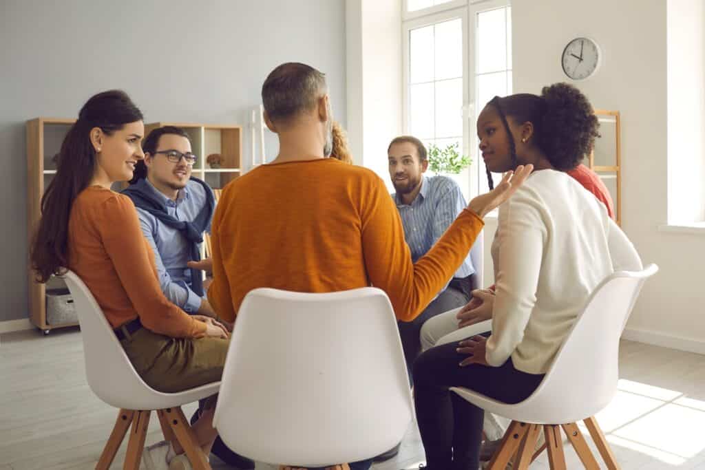 People experiencing benefits of treatment planning and aftercare in Tarzana