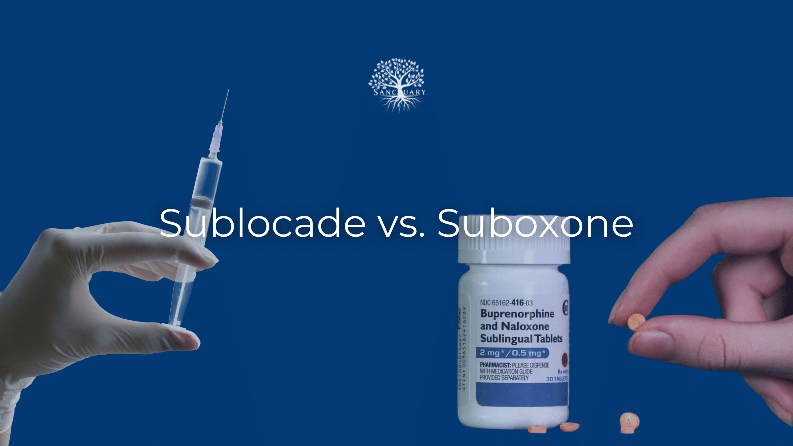 MAT comparison Sublocade vs. Suboxone blog Sanctuary Treatment Center in Los Angeles